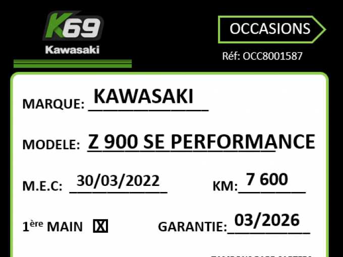 KAWASAKI Z900 SE 4
