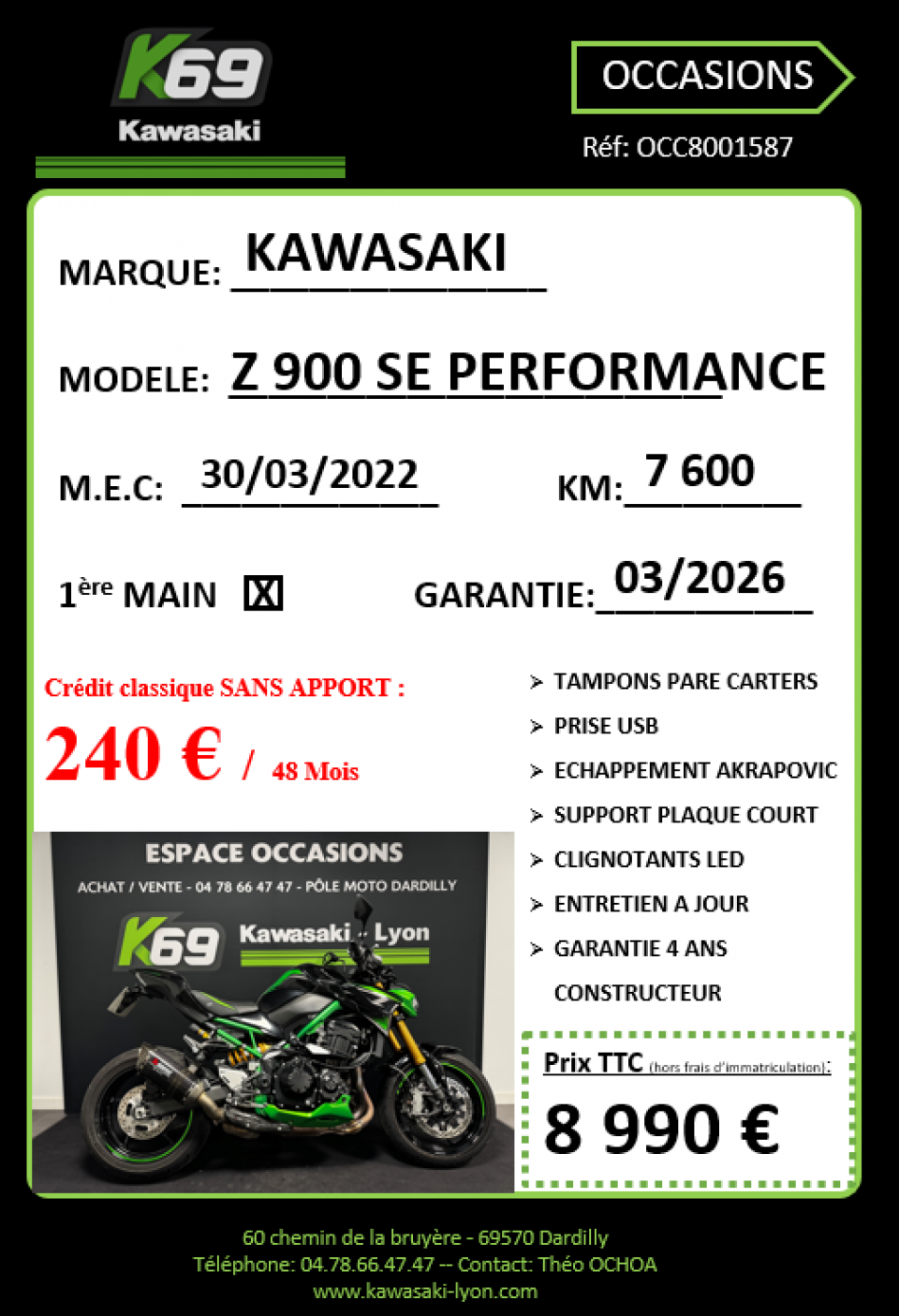 KAWASAKI Z900 SE 4