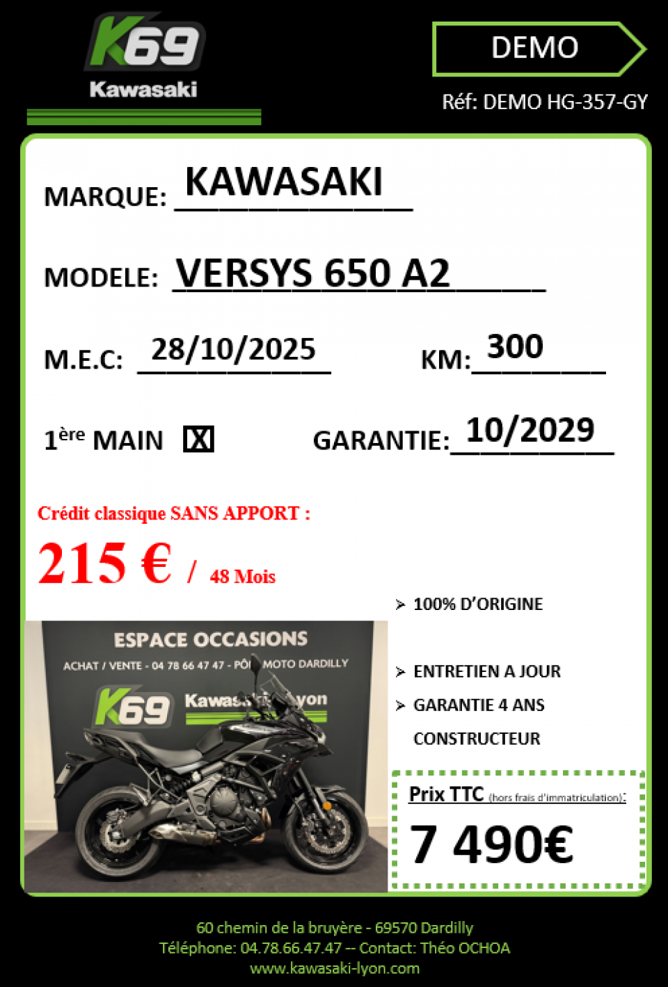 KAWASAKI VERSYS 650 4