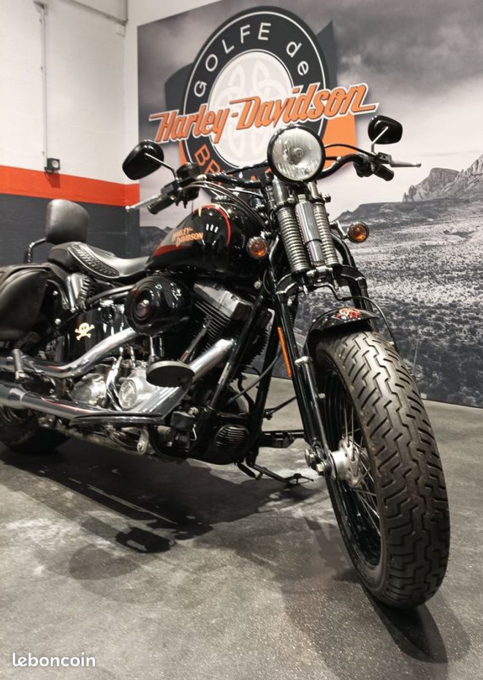 HARLEY-DAVIDSON SOFTAIL SPRINGER 1584 CROSS BONES 4