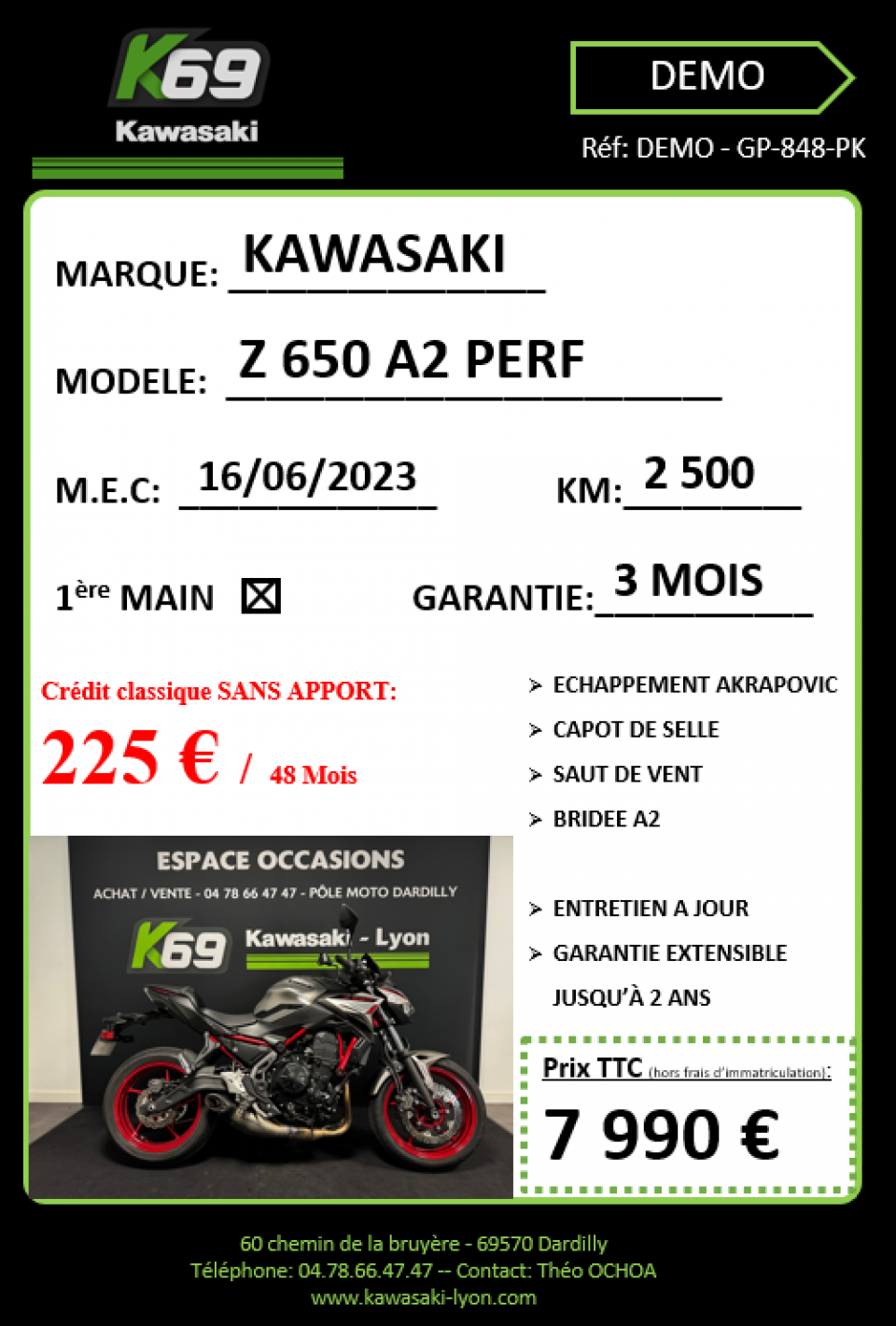 KAWASAKI Z 650 (47.5CV) 4