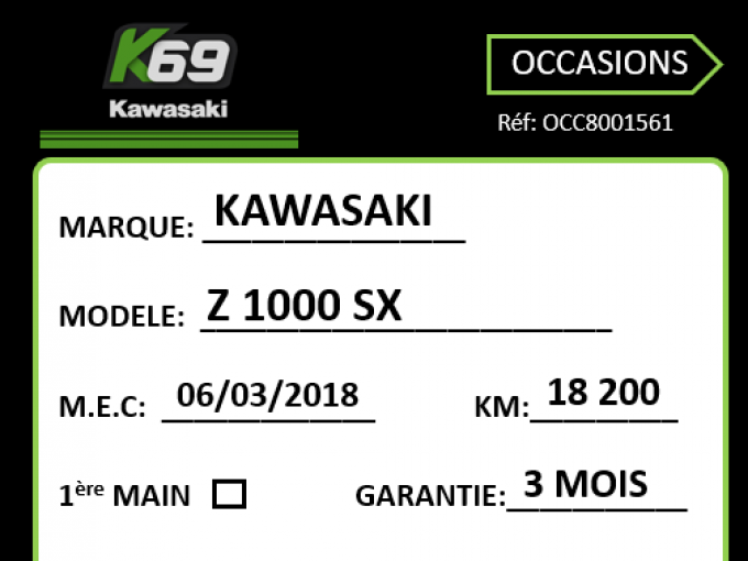 KAWASAKI Z 1000 SX 4