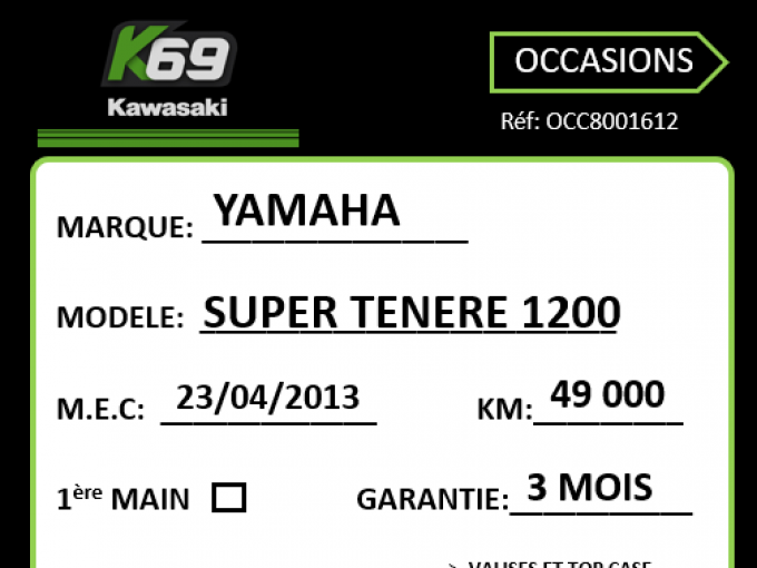 YAMAHA XTZ 1200 SUPER TENERE WORLD CROSSER 4