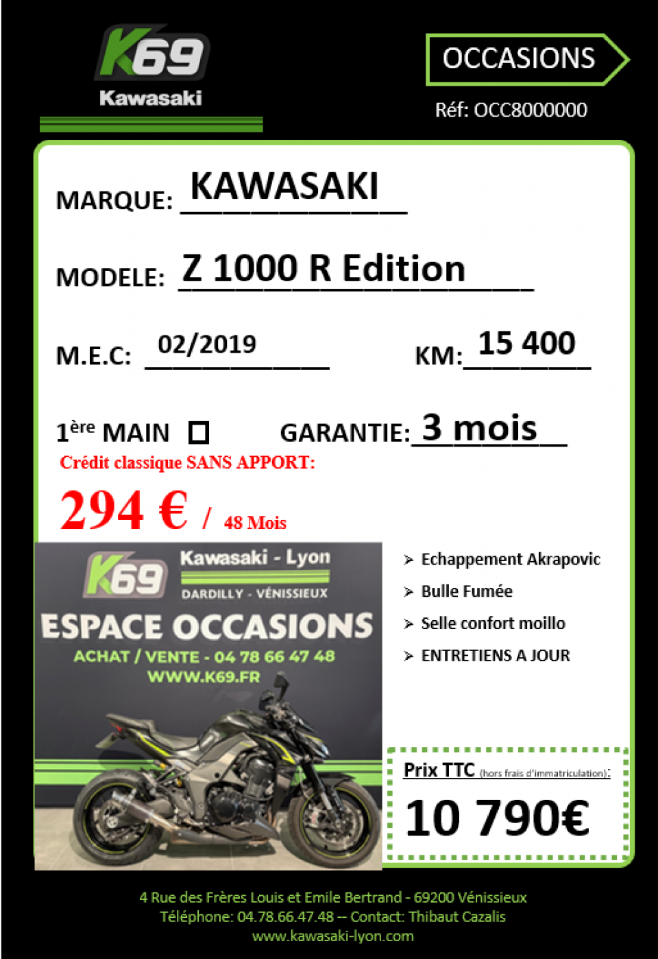 KAWASAKI Z 1000 R 4