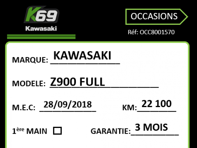 KAWASAKI Z 900 4