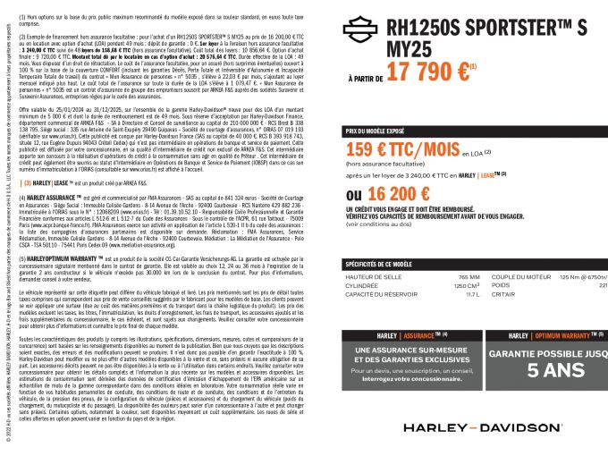 HARLEY-DAVIDSON SPORTSTER 1250 S 4