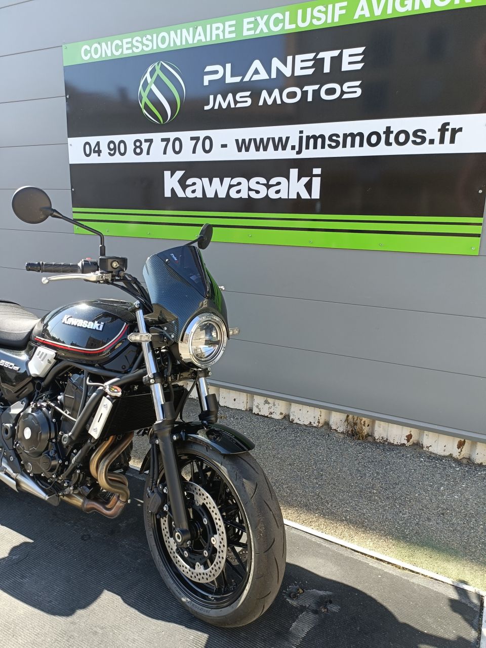 KAWASAKI Z650 RS 300 KMS VALISES SOUPLE +TETE DE FOUCHE 4