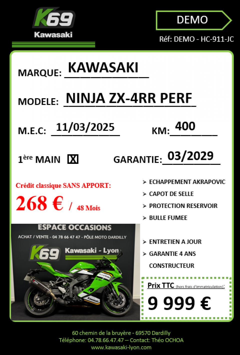 KAWASAKI ZX-4RR 4