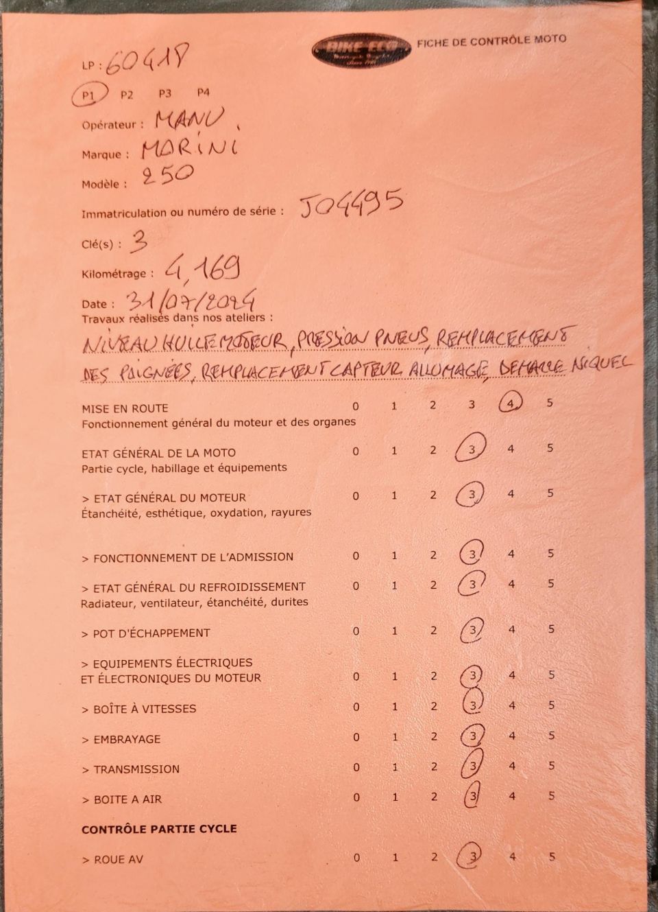 MOTO MORINI MOTO MORINI 4