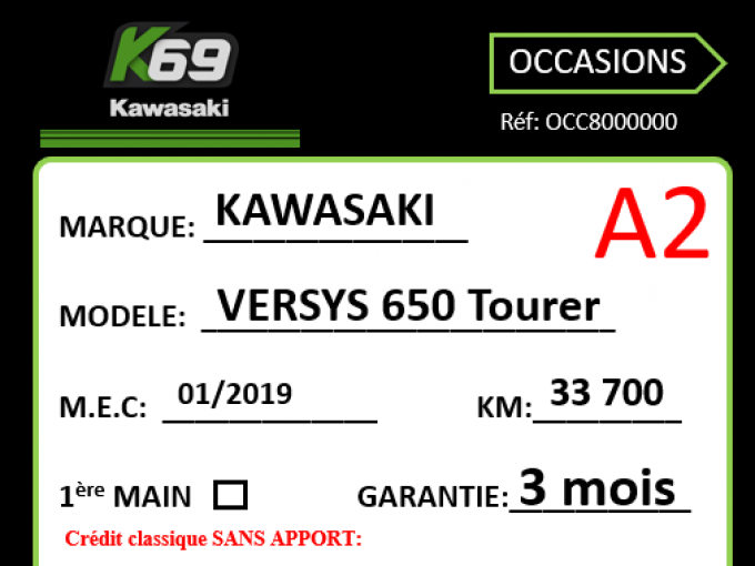 KAWASAKI VERSYS 650 4