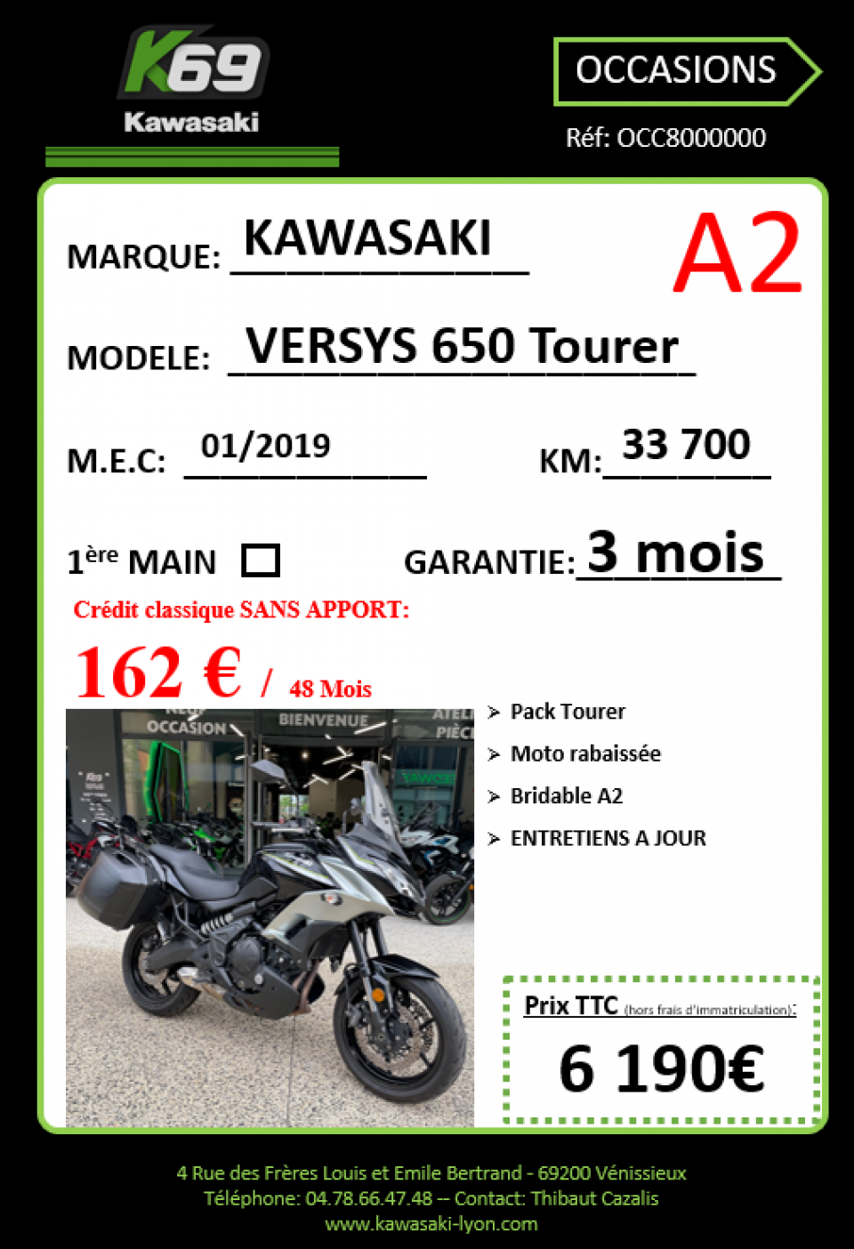 KAWASAKI VERSYS 650 4