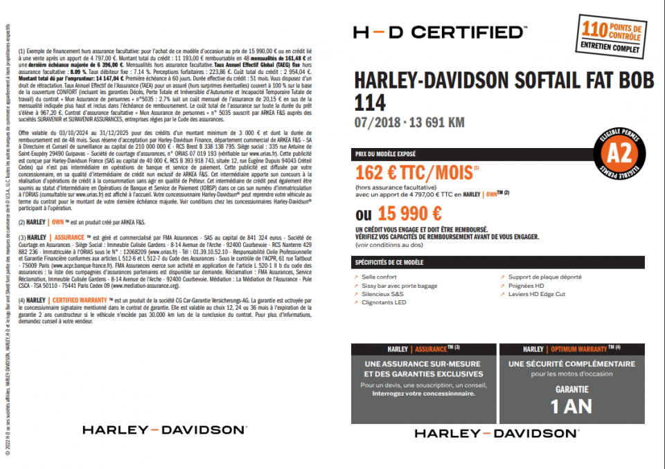 HARLEY-DAVIDSON SOFTAIL FAT BOB 1868 4