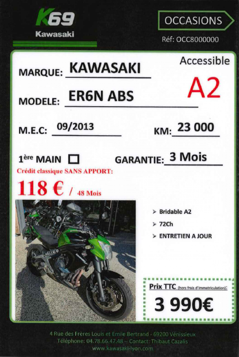 KAWASAKI ER6-N ABS 4