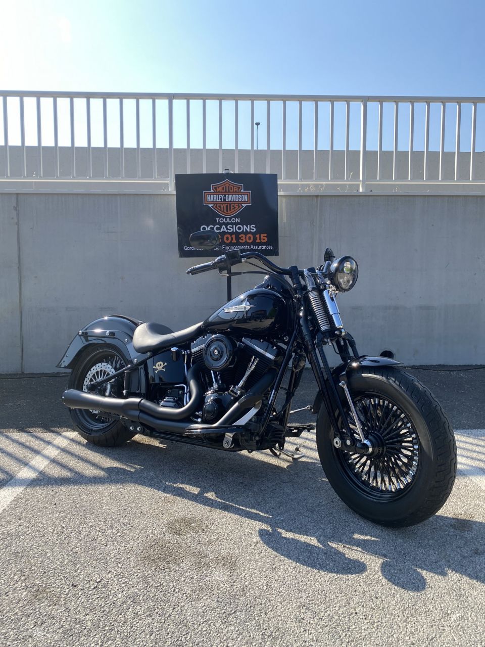 HARLEY-DAVIDSON SOFTAIL SPRINGER 1584 CROSS BONES 4