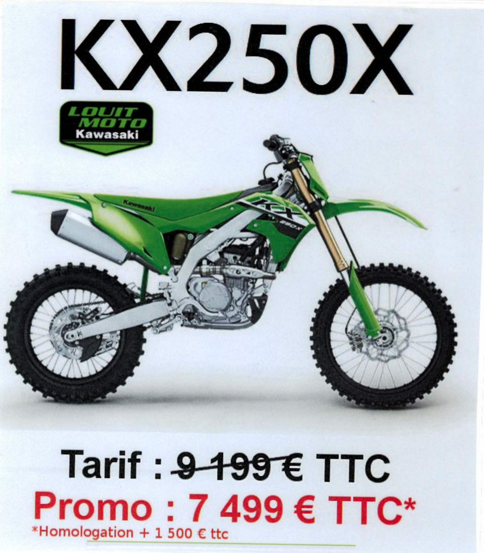 KAWASAKI KX250X 4