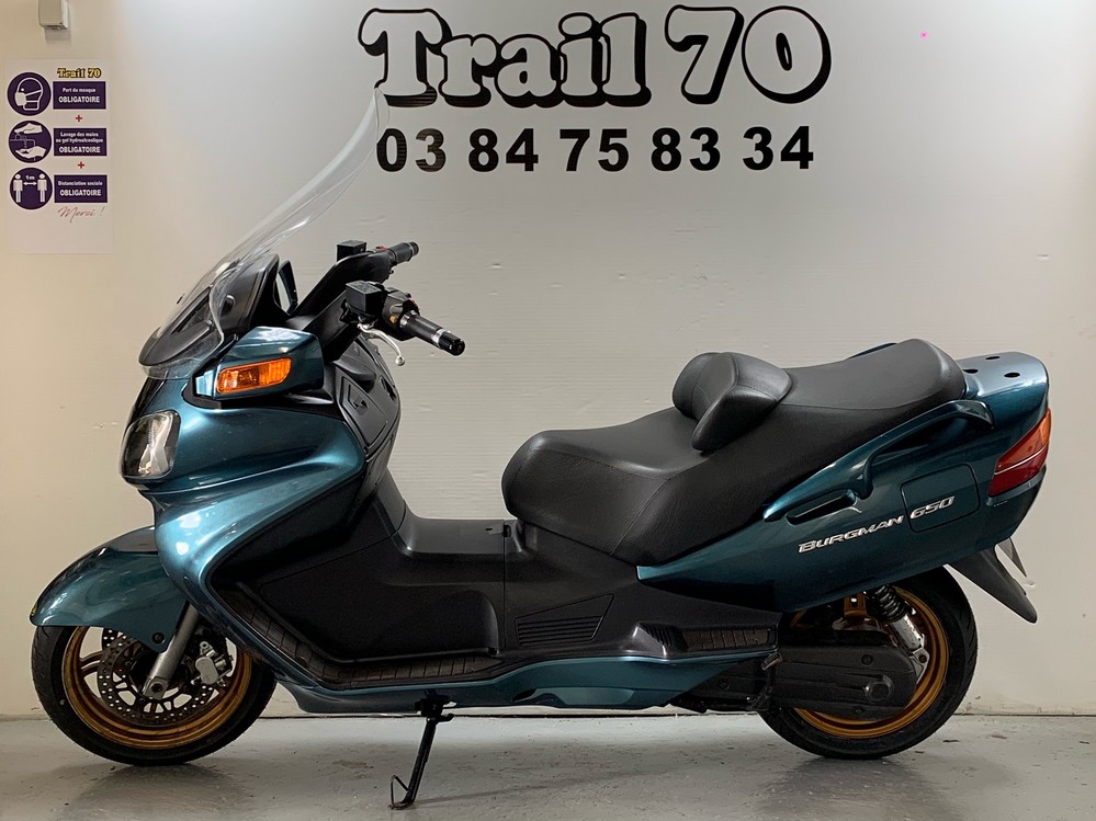 SUZUKI BURGMAN 650 2003 650 cm3 scooter 40 795 km Vert 70000 Vesoul