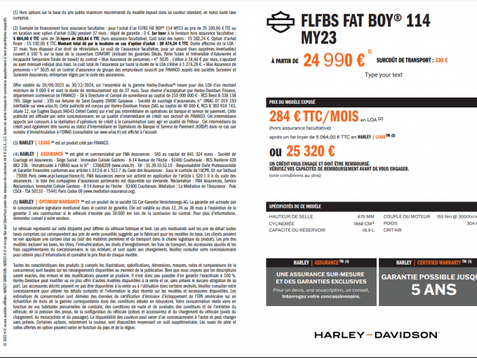 HARLEY-DAVIDSON SOFTAIL FAT BOY 1868 4