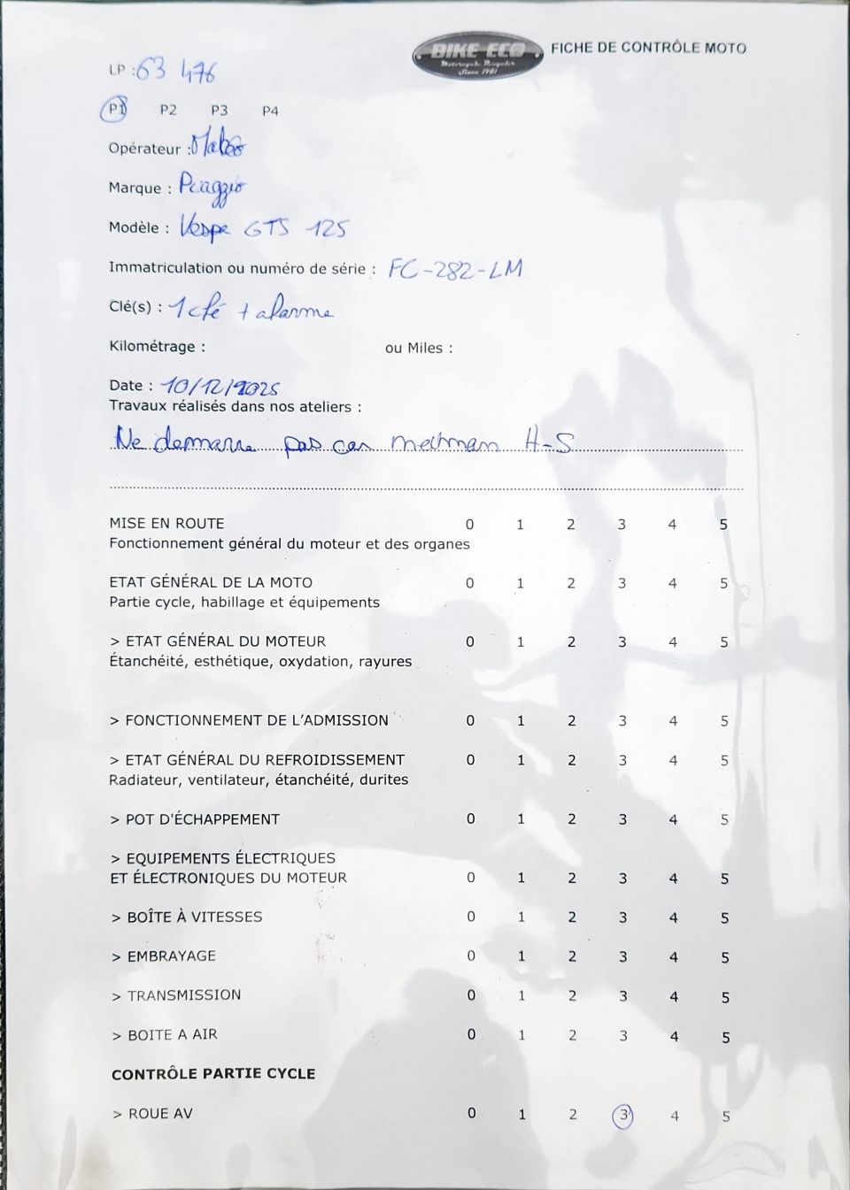 VESPA GRANTURISMO 125 4