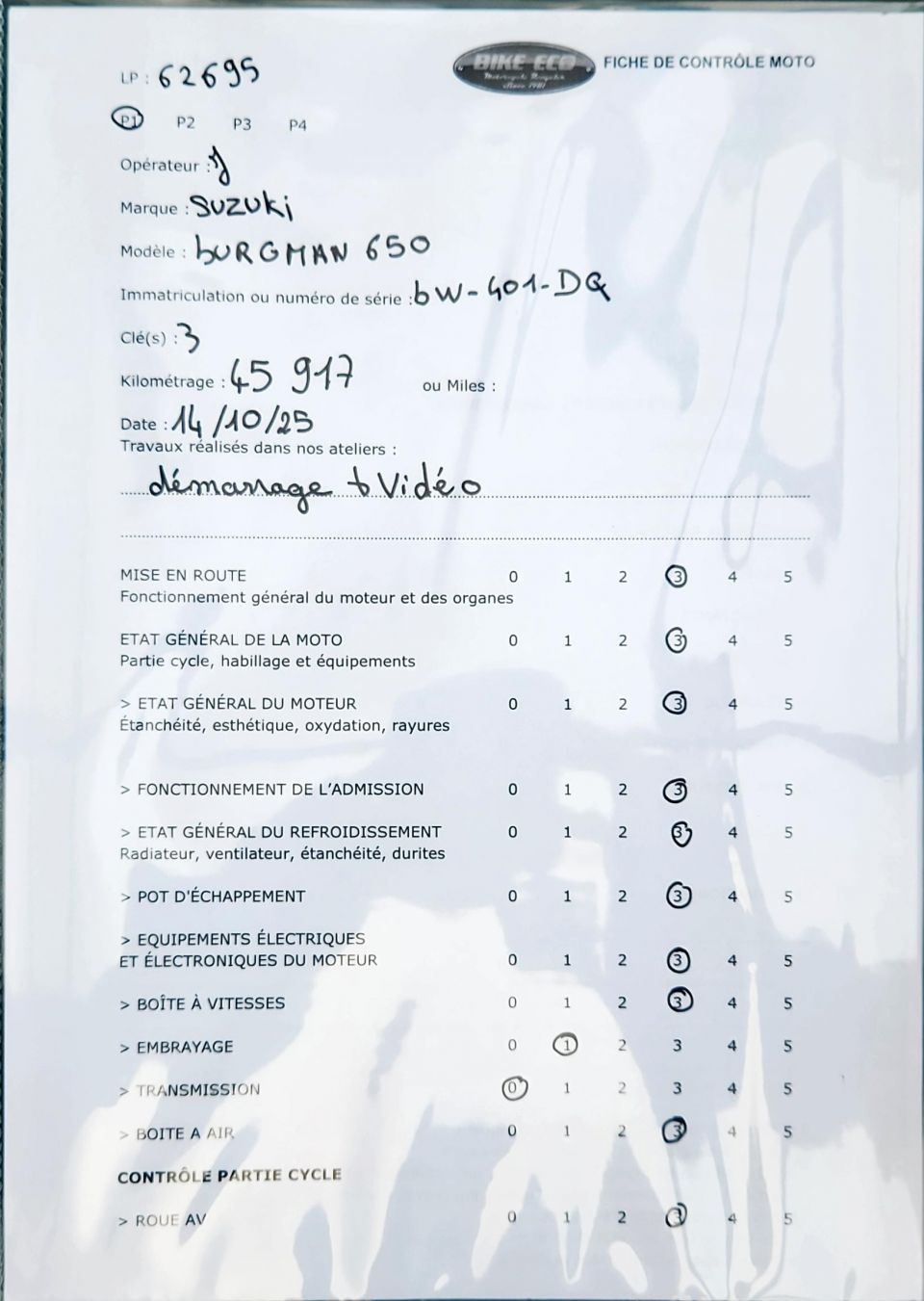 SUZUKI BURGMAN 650 4