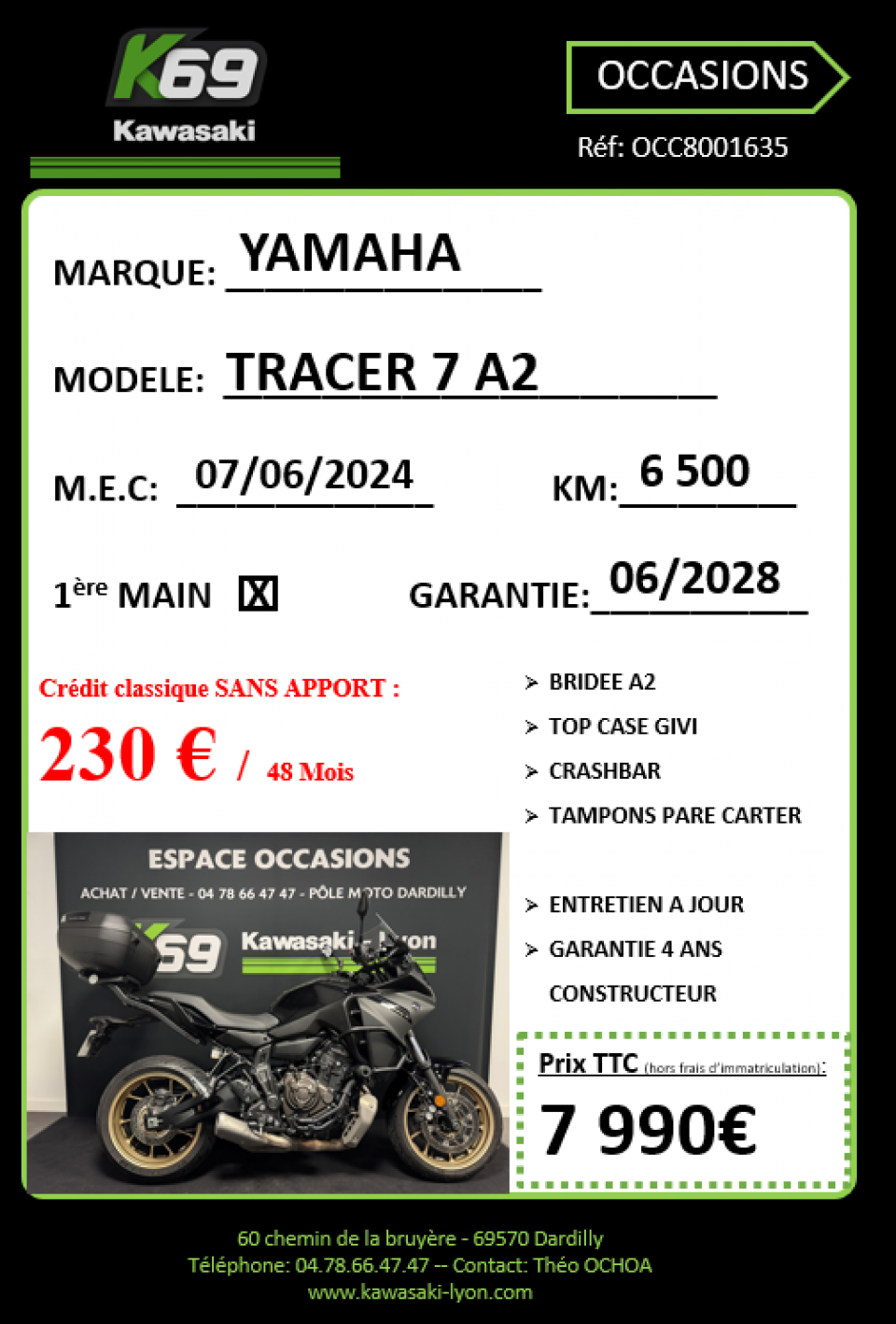 YAMAHA TRACER 7 35KW 4